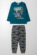 Batman Long Sleeve Pyjamas Green