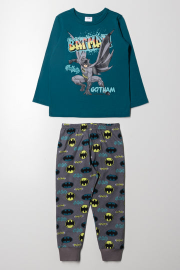 Batman Long Sleeve Pyjamas Green