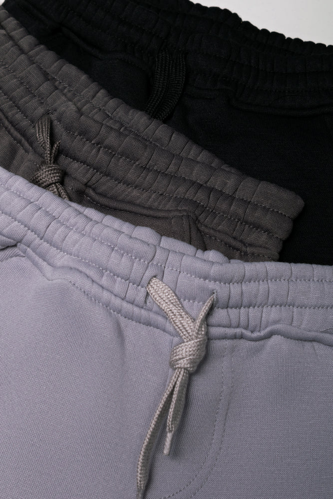 3 Pack Trackpants Black, Grey And Dark Grey (1)