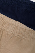 2 Pack Corduroy Cuffed Pants Navy And Natural (1)