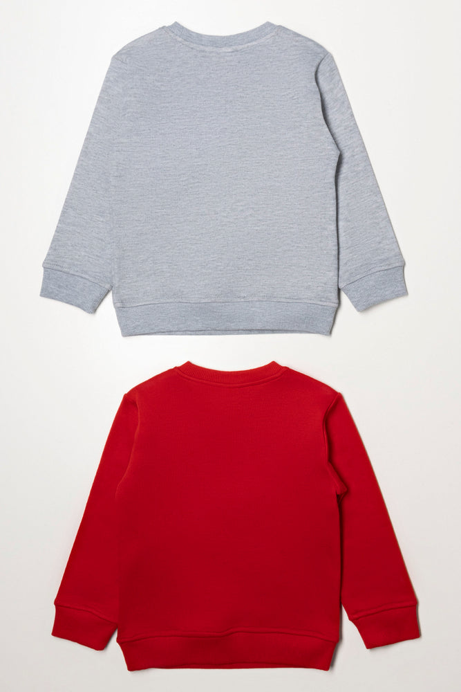 Spider-Man 2 Pack Tracktops Grey And Red (3)
