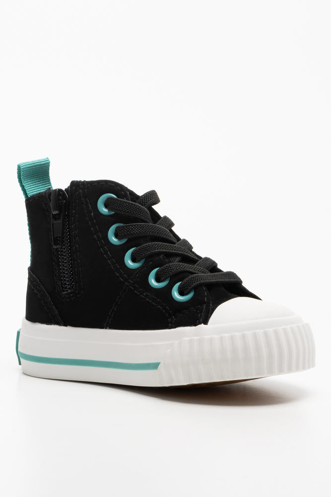Mickey Mouse High Top Sneaker Black