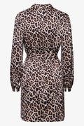 Satin Shirt Dress Leopard (1)