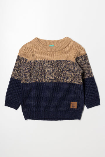 Jersey Natural and Navy