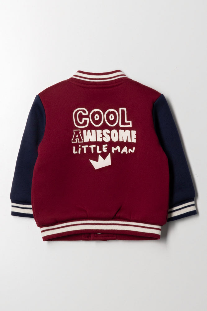 Baseball Jacket Red And Navy (2)