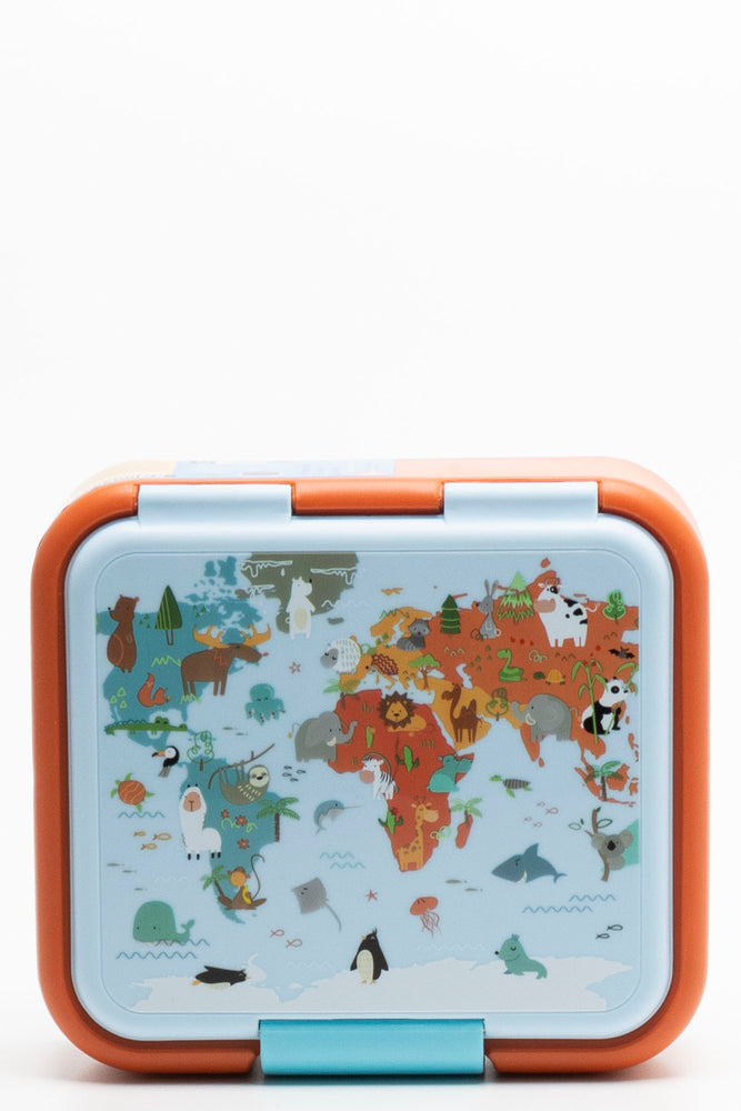 Quokka Kids World Map Lunch Box
