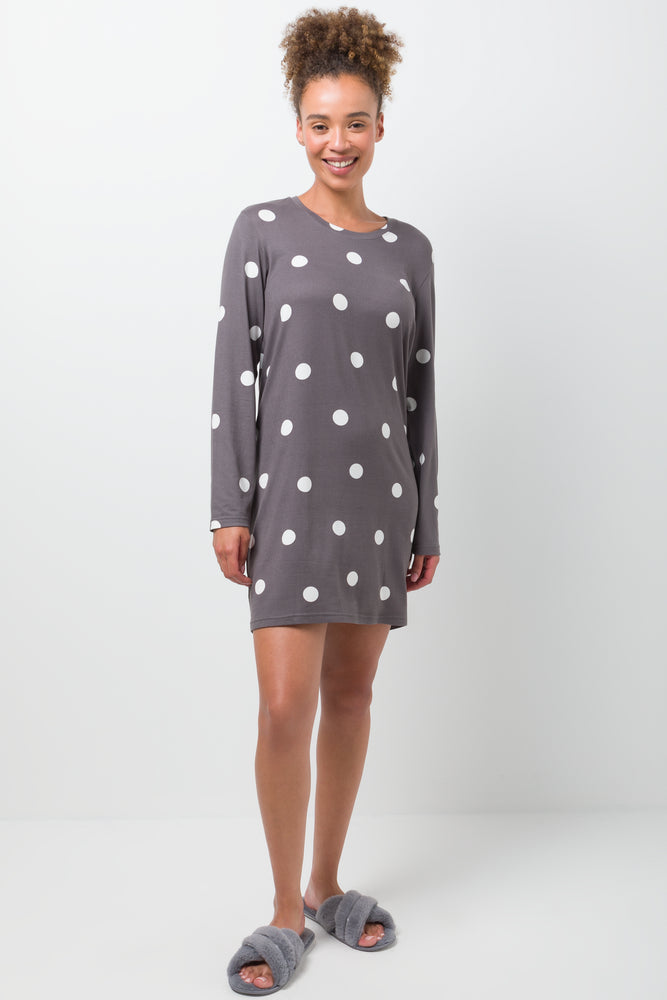 2 Pack Sleepshirts Pink And Grey (2)