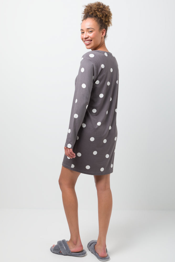 2 Pack Sleepshirts Pink And Grey (4)