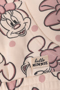 Minnie Mouse Quarter Zip Track Top Natural (2)