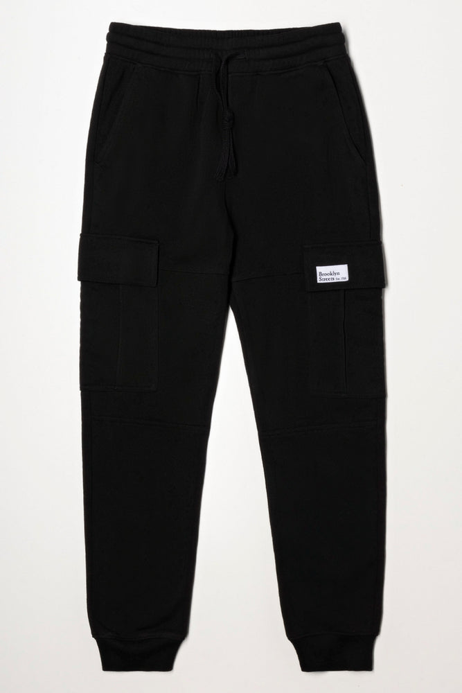 Cargo Trackpants Black