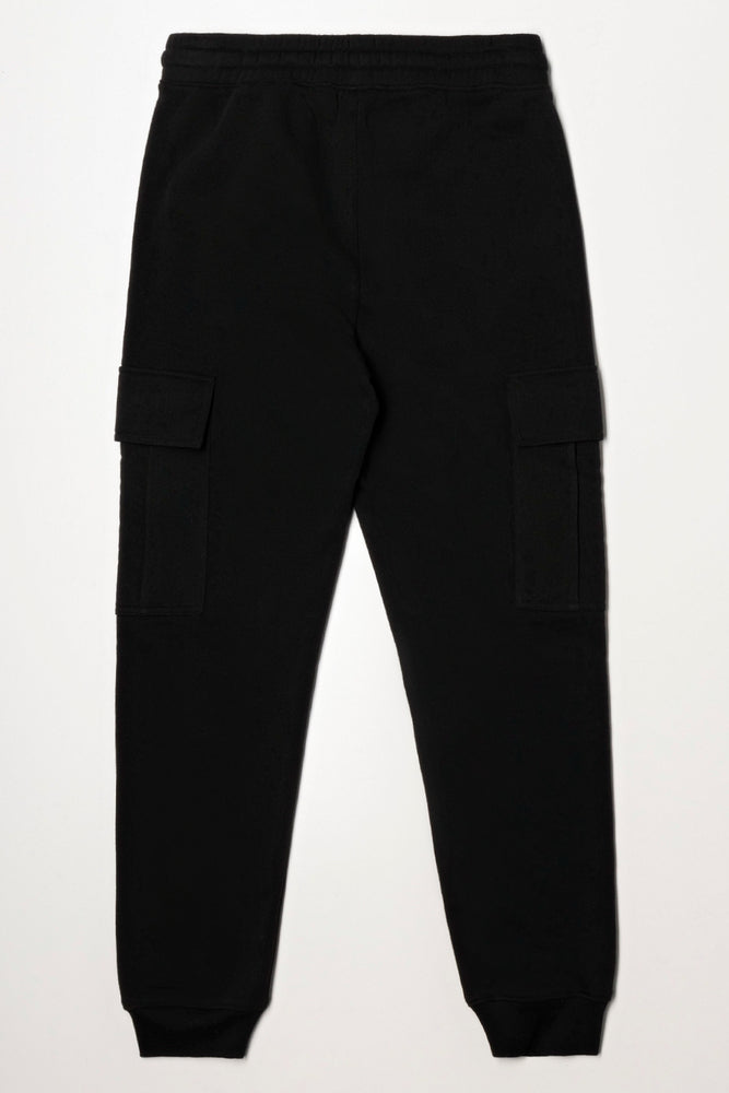 Cargo Trackpants Black (2)