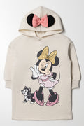 Minnie Mouse Sweat Dress Neutral