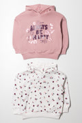 2 Pack Track Top Pink