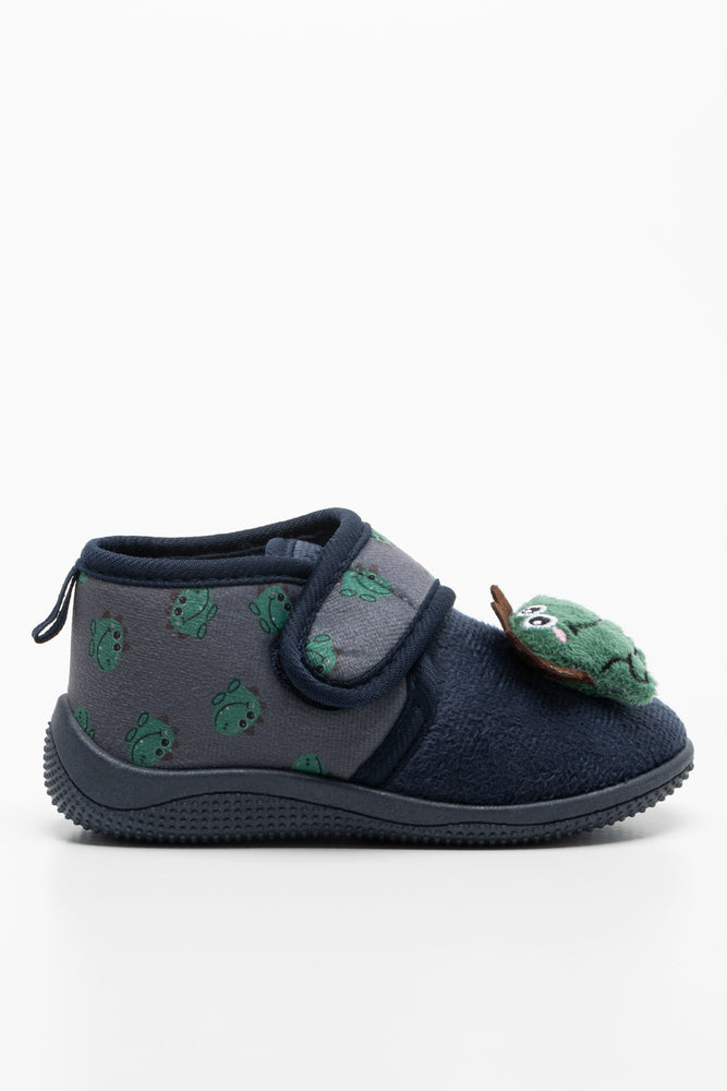 Dinosaur Slippers Navy