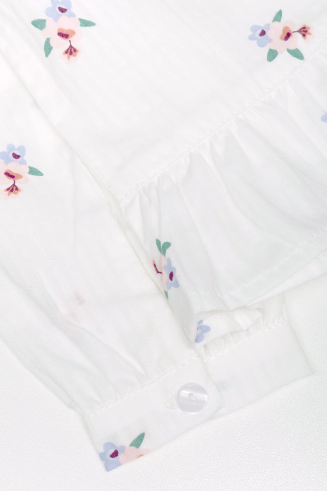 Shirt & Skirt Set White (2)
