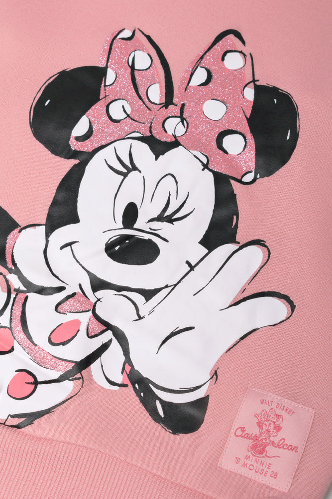 Minnie Mouse Track Top Legging Set Pink (1)
