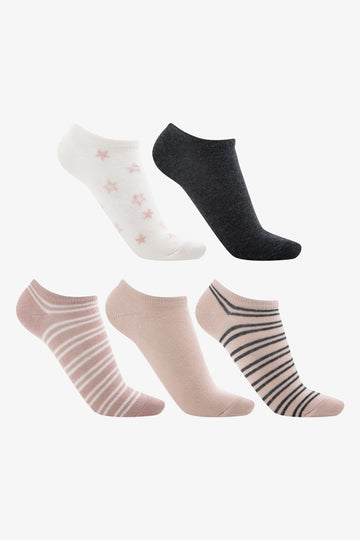 5 Pack Lowcut Socks Multi