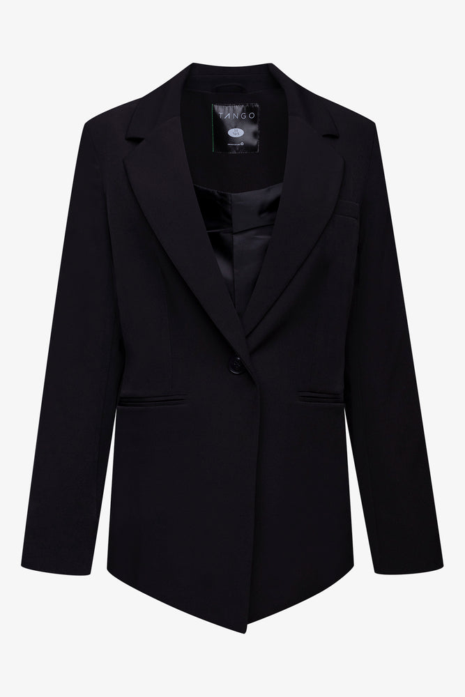 Single Breasted Blazer Black