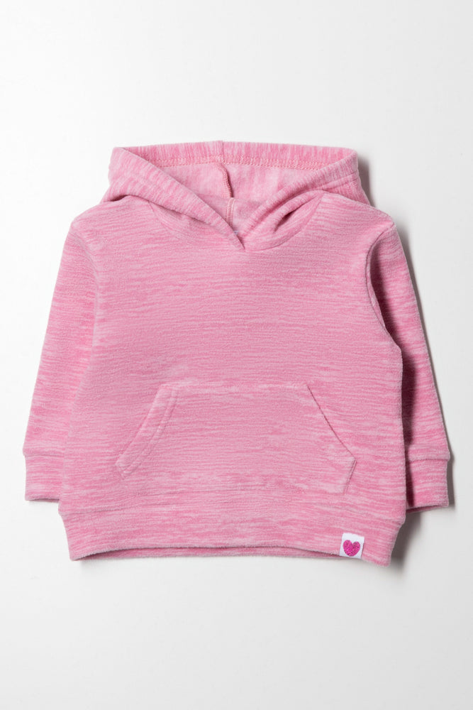 Fleece Track Top Pink
