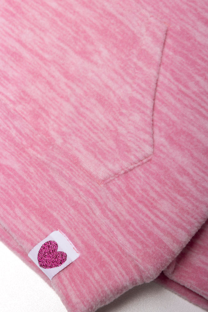Fleece Track Top Pink