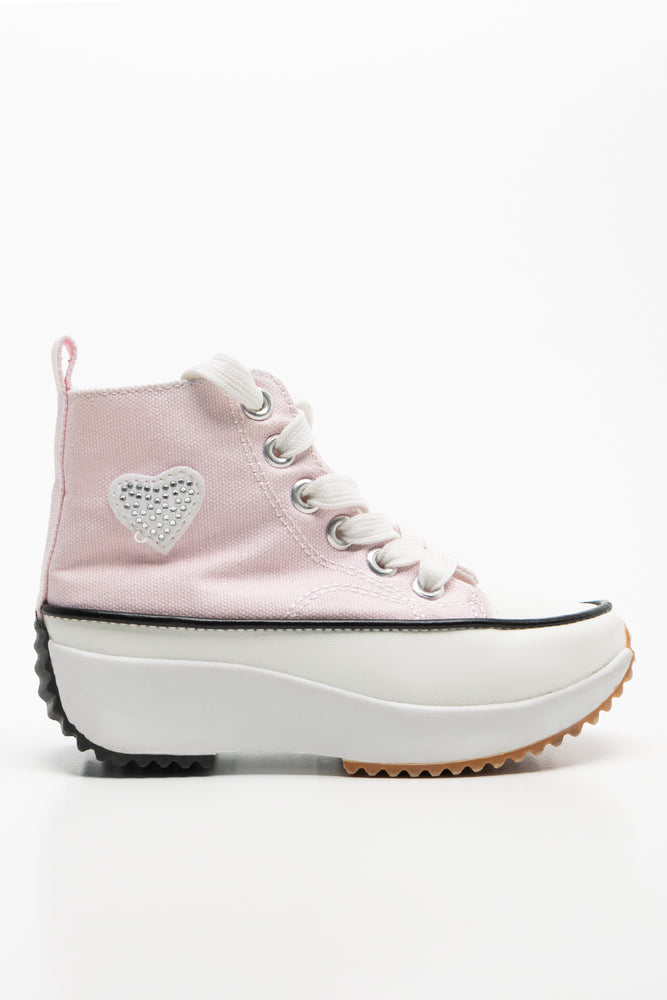 High Top Sneaker Pink (1)