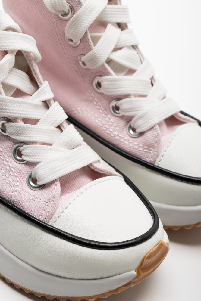 High Top Sneaker Pink (2)