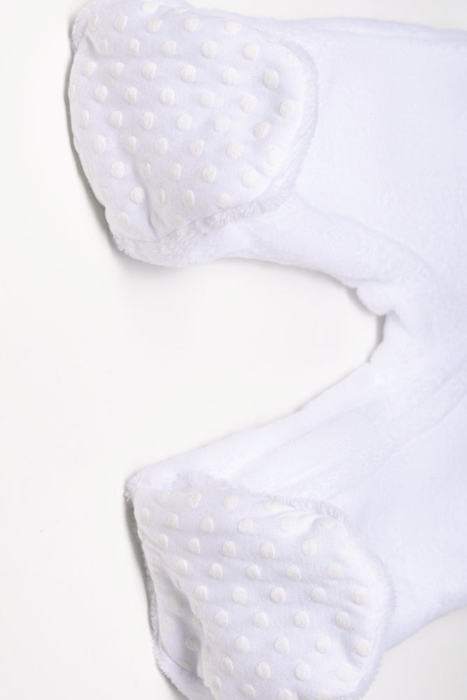 Fleece Panda Babygrow White (2)