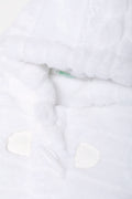 Fur Babygrow White (1)