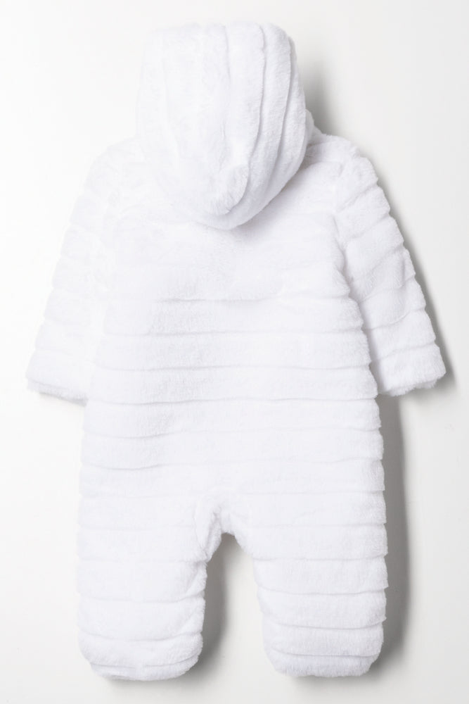 Fur Babygrow White (3)