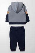 Hooded Bear Tracksuit Navy (3)