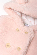 Hooded Sherpa Jacket Pink (1)