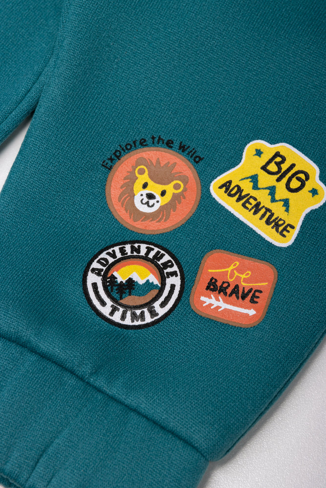 Badges Track Pants Blue