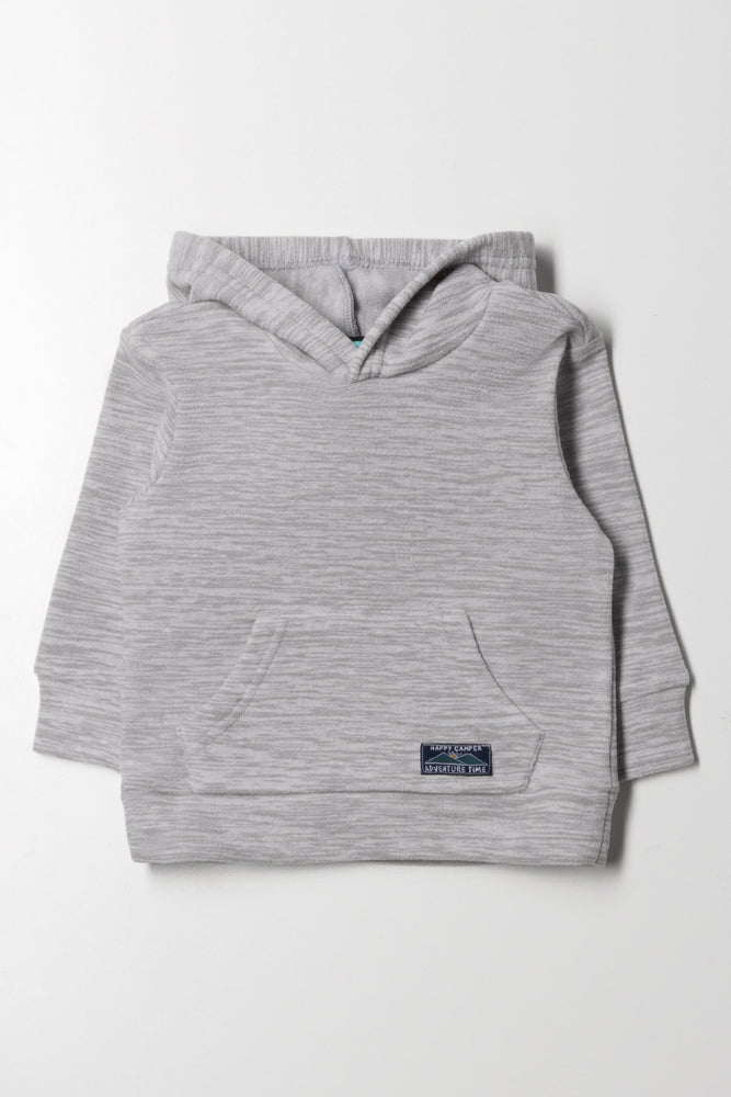 Hooded Track Top Grey