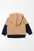 Car Colour Block Tracktop Navy And Natural (2)