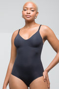 Bonded Brief Bodysuit Black