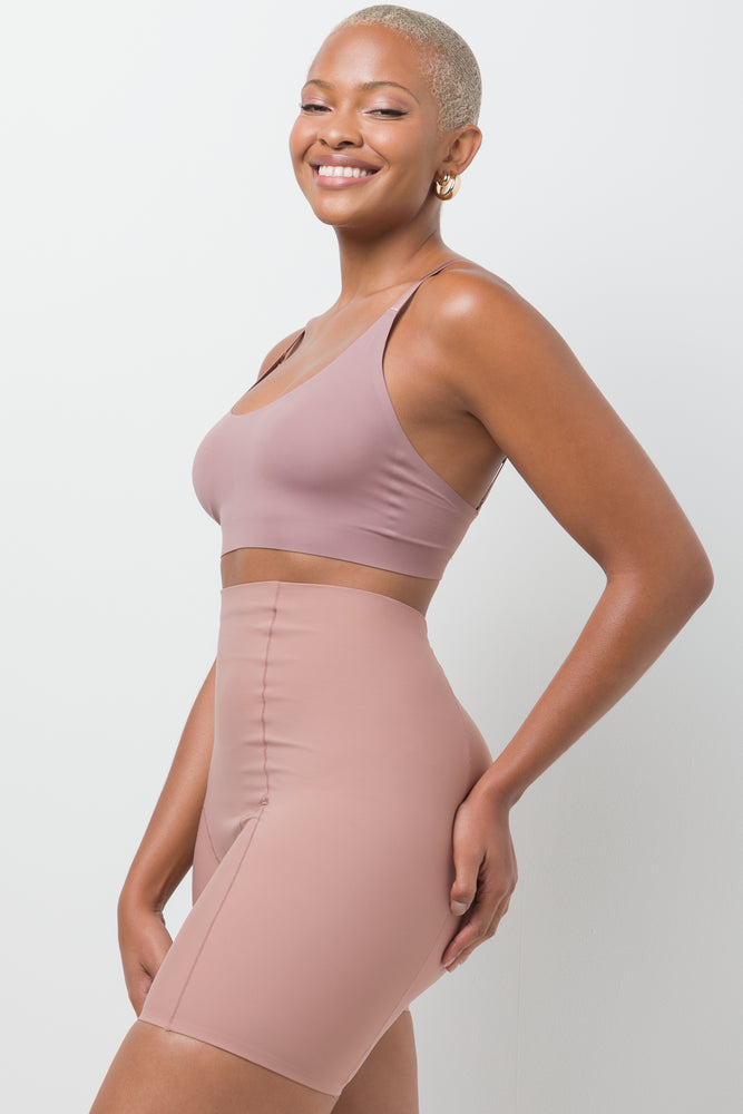 Long Leg Bonded Shapewear Natural (2)