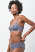 2 Pack Non Padded Underwire Bra Blue & Grey (2)