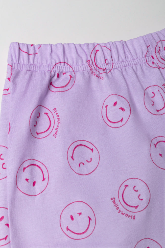 Smiley Shorty Set White (2)