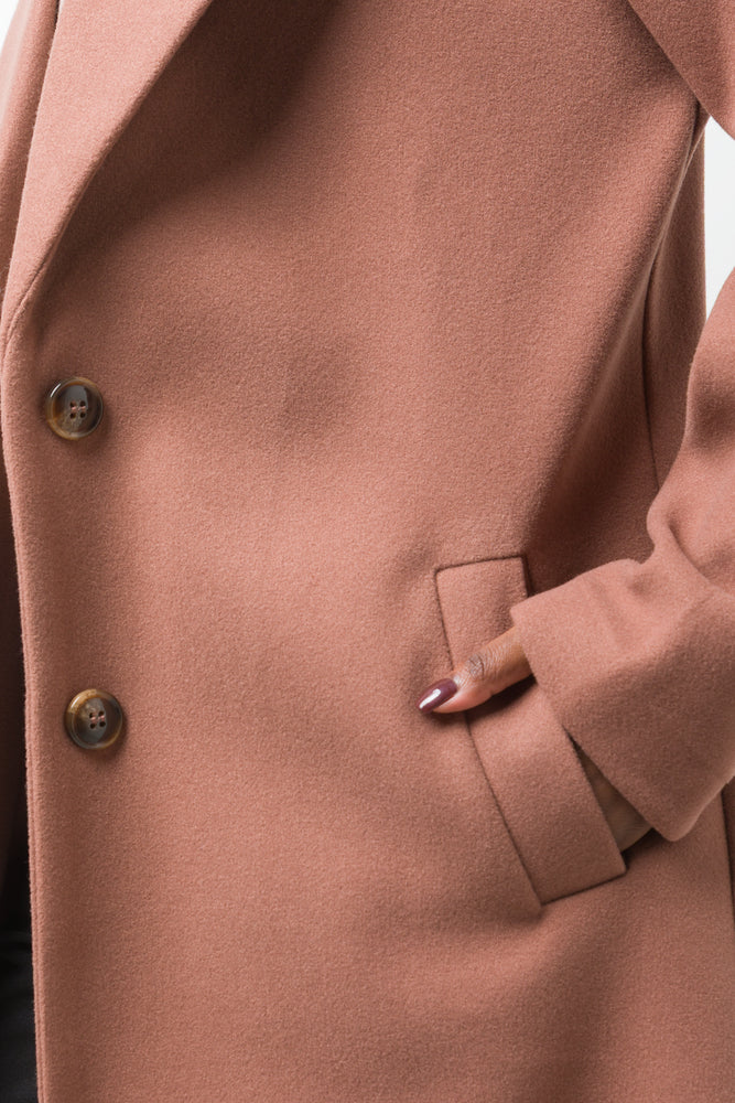 Unlined Melton Coat Natural (3)
