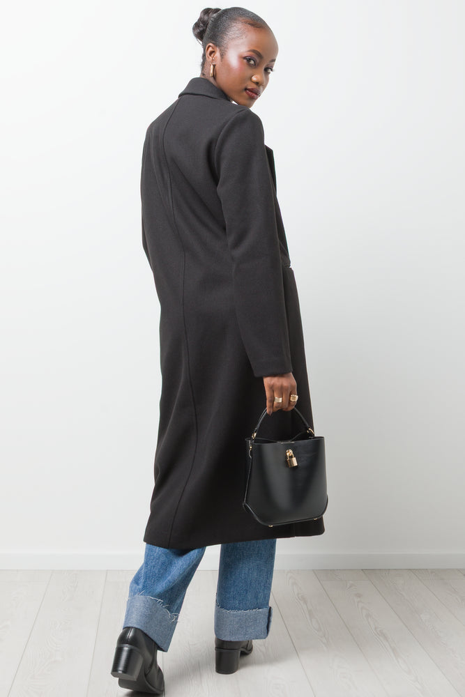 Melton Coat Black (2)