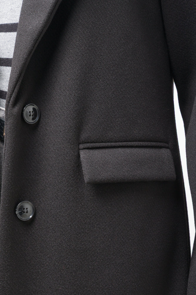 Melton Coat Black (3)
