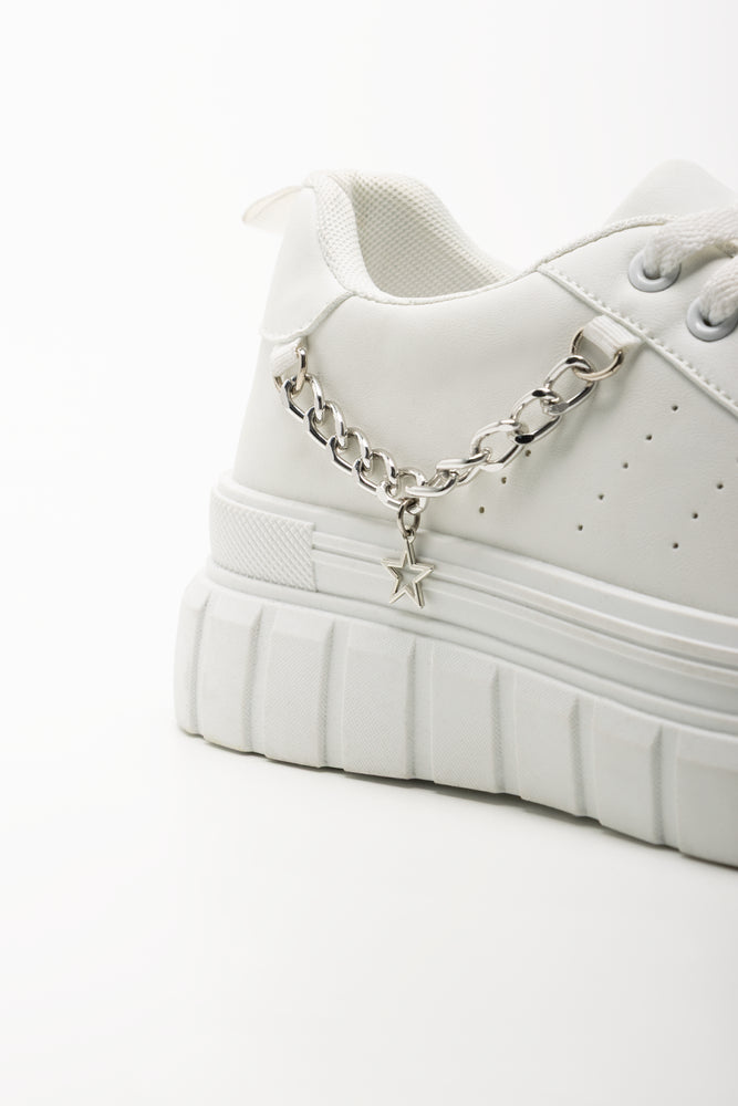 Chain Sneakers White (2)