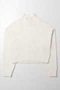 High Neck Jersey Cream