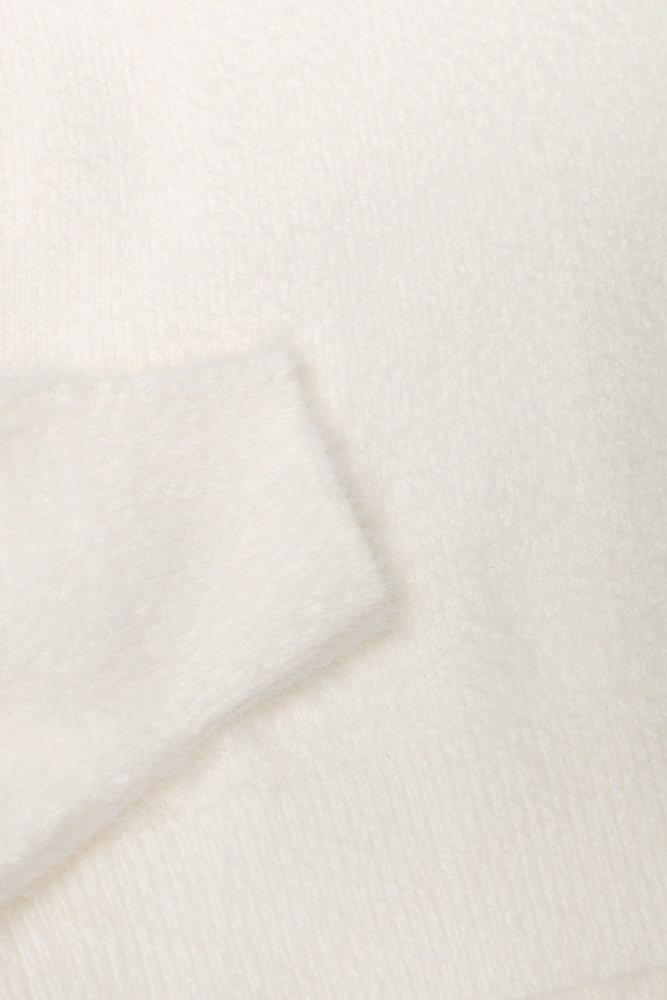 High Neck Jersey Cream