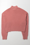 High Neck Fluffy Jersey Pink (2)