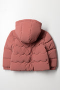 Quilted Hooded Jacket Pink