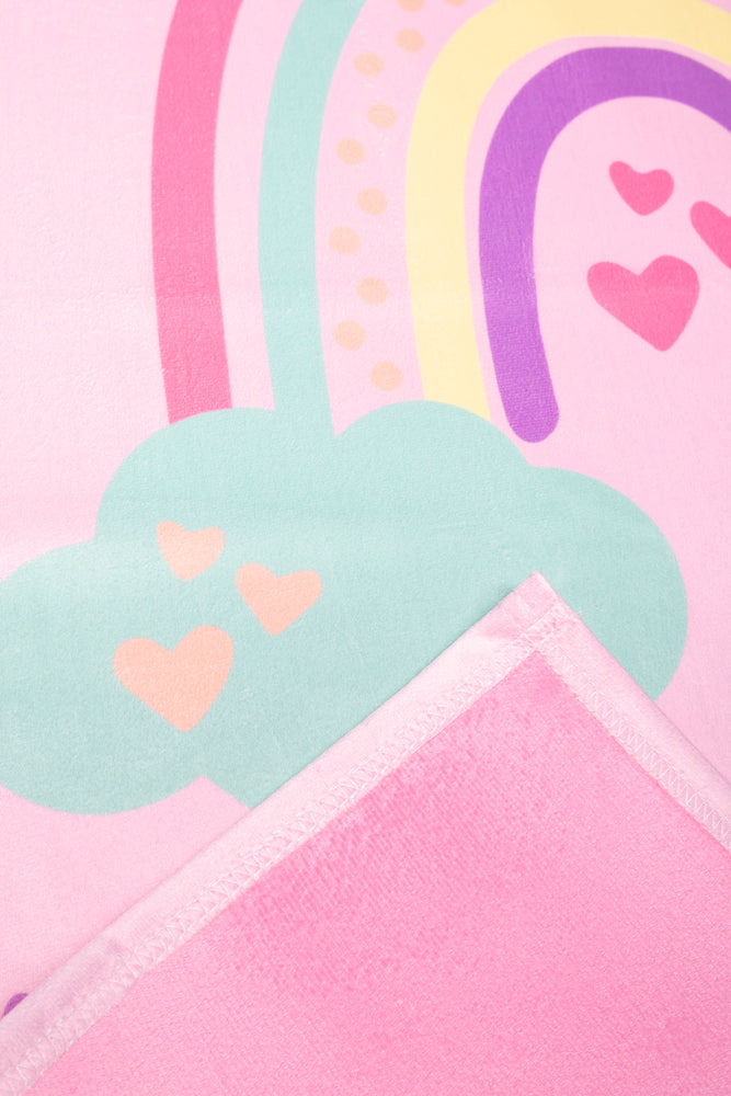 Rainbow Blanket Pink