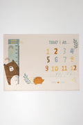 Bear Milestone Blanket Natural (2)