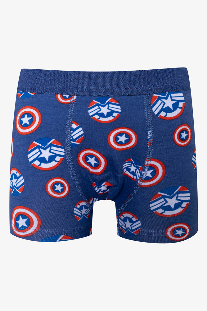 Captain America 2 Pack Boxers Navy