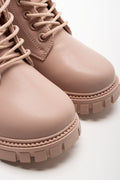 Daisy Lace Up Boots Dusty Pink (2)